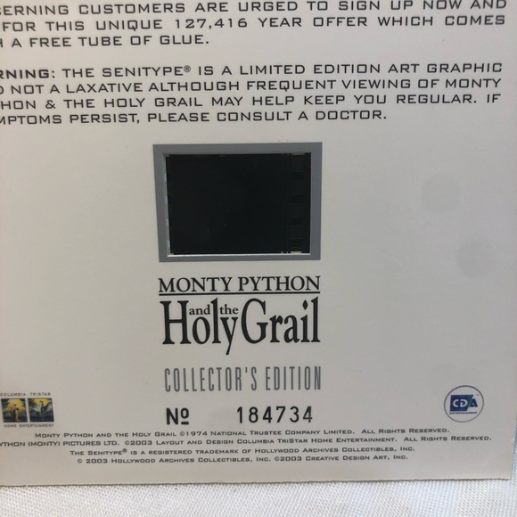 Monty Python and the Holy Grail (DVD, 2003, 2-Disc Set, Collectors Edition) - Picture 7 of 16